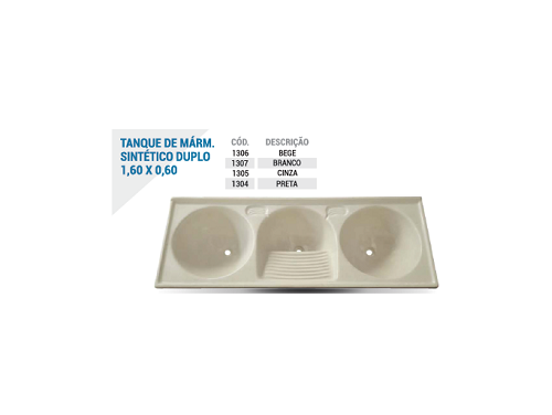 Tanque Márm Sint Triplo. 1,60x0,60 BG