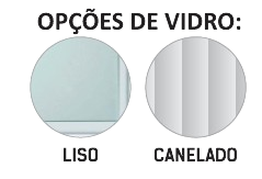 Janela de Aluminio c/ Grade VD Can 0,80x0,80