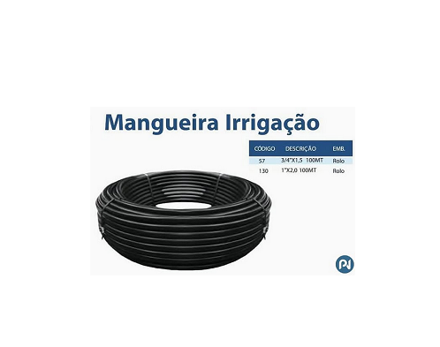 Mangueira de Irrigação Ro 3/4 x 1,5MM C/100MT 